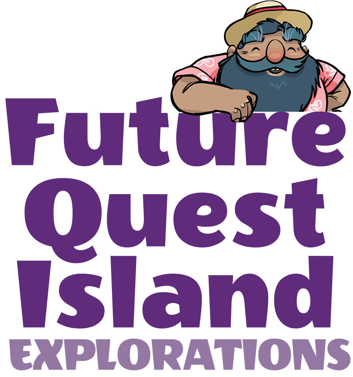 Future Quest Island Game Logo